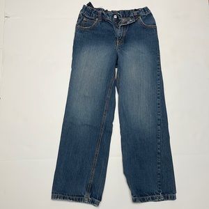 Gymboree boys dark wash size 10 cotton jeans adjustable waist